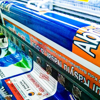 Contoh produk print outdoor